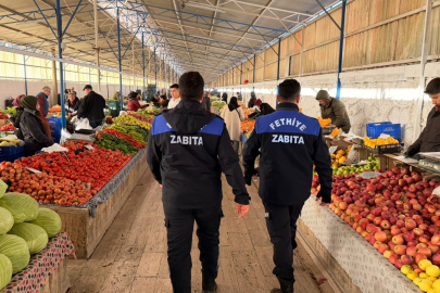 Fethiye'de Zabıtadan Pazar Denetimi