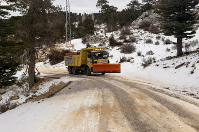 Muğla’da Yüksek Kesimlerde Karla Mücadele Çalışmaları