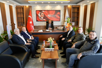 Akdenizli ve Otgöz’den Başkanlara Hayırlı Olsun Ziyareti