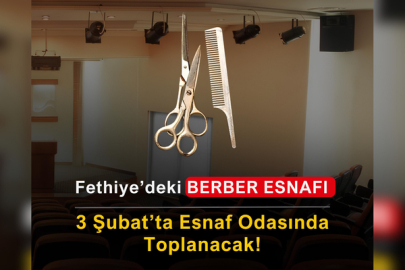 Fethiye’deki Berber Esnafı Esnaf Odasında Toplanacak