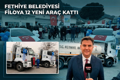 Fethiye Belediyesi Filoya 12 Yeni Araç Kattı