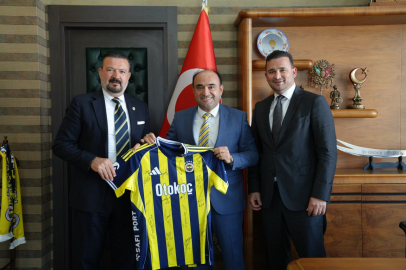 Fenerbahçe Yönetim Kurulu Üyesi Ertan Torunoğulları, Başkan Akdenizli'yi ziyaret etti.