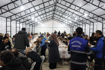 Muğla'da 2 bin kişilik iftar çadırı kuruldu