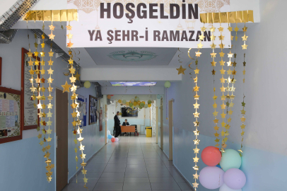 Muğla'da Okullar Ramazan için Süslendi