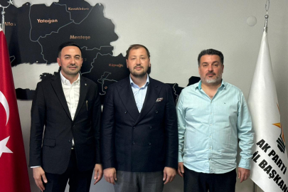 Fethiye Beşiktaş'lılar Derneğinden Ak Parti İl Başkanına Zİyaret