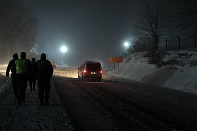 Domaniç'te Kar Yağışı Etkili Oluyor
