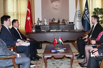 Macaristan'ın Ankara Büyükelçisi Matis, Ahmet Aras'ı ziyaret etti