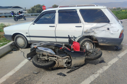 İzmir'de Otomobille Çarpışan Motosiklet Sürücüsü Öldü