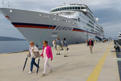 Bodrum'a "Europa" Kruvaziyeriyle 357 Turist Geldi