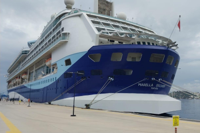 Bodrum'a "Marella Discovery" kruvaziyeriyle 1812 Turist Geldi