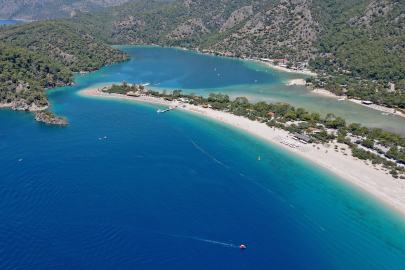 Fethiye Kumburnu Plajı bayramda 18 bin 870 ziyaretçiyi ağırladı