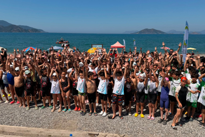 Aquathlon Bölge Şampiyonası Çalış Plajı’nda Başladı