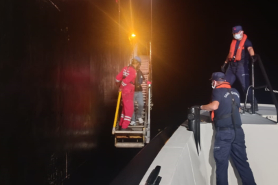 Fethiye Açıklarında Ticari Gemide Yaralanan Kişiye Tıbbi Tahliye