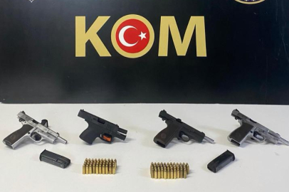 Muğla ve Antalya'da silah kaçakçılığı operasyonunda 10 şüpheli yakalandı