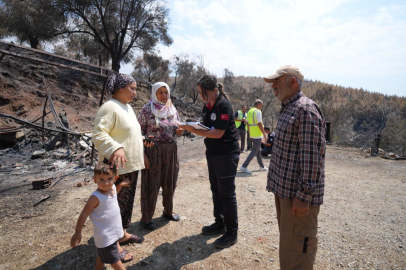 Muğla Büyükşehir Belediyesi, Seydikemer'deki Yangın Bölgesinde Hasar Tespit Çalışmalarına Başladı