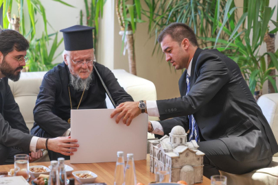 Fener Rum Patriği Bartholomeos, Bodrum Belediyesini ziyaret etti