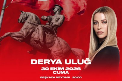 Fethiye'de Derya Uluğ Konseri Bu Akşam! Beşkaza Meydanı'nda Cumhuriyet Coşkusu Yaşanacak